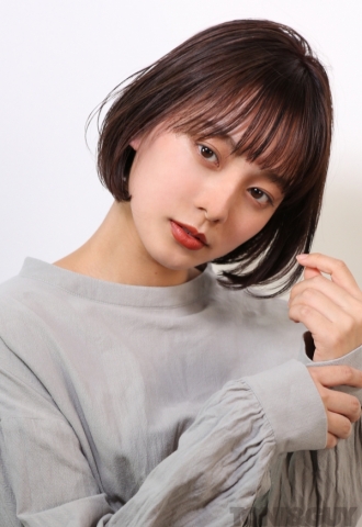 大人可愛い★シースルーボブ